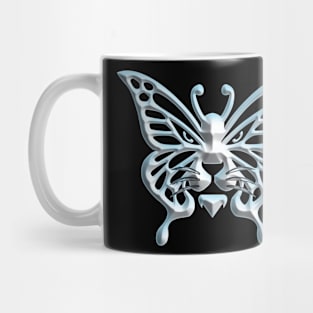 Wolf and butterfly 3d super soft blend drawing cute cool colorful Mug